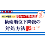 SEO対策 ＃16【改訂版】検索順位下降後の対処方法